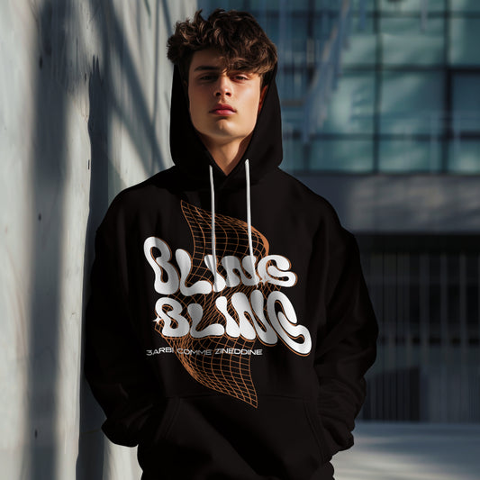 BLING BLING Black Hoodie
