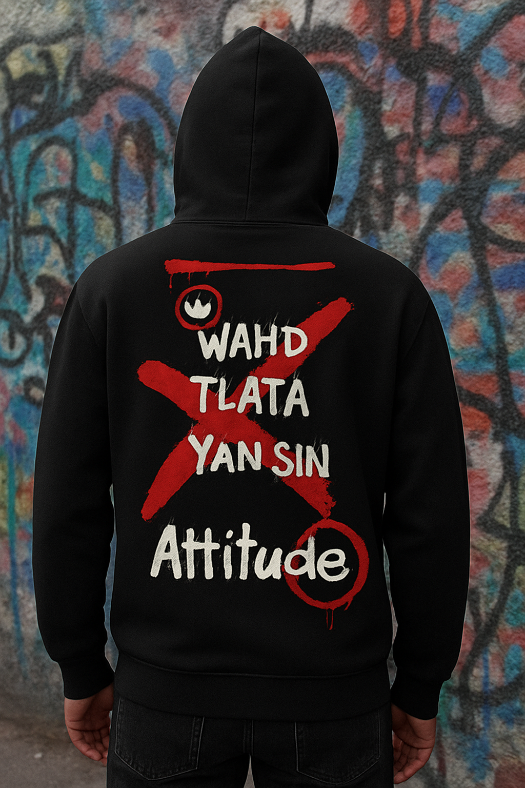 Wahd Tlata Yan Sin Hoodie – Rebel Ultras 1312 Streetwear