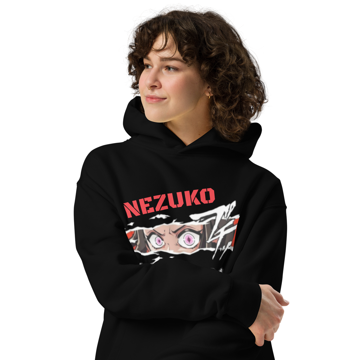 Nezuko Kamado Oversized Hoodie – Limited Edition Anime Streetwear